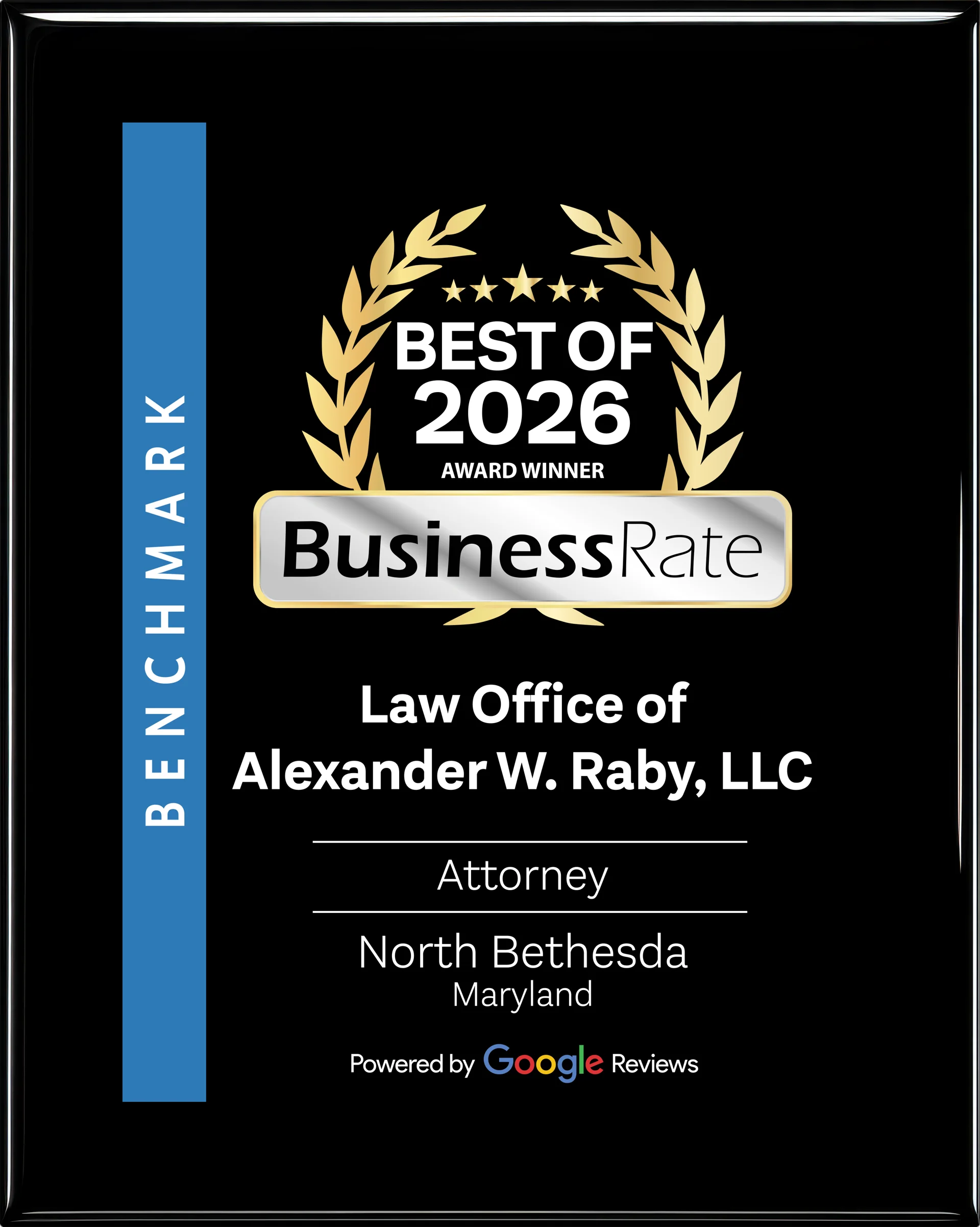 Business Rated Best Attorney in North Bethesda